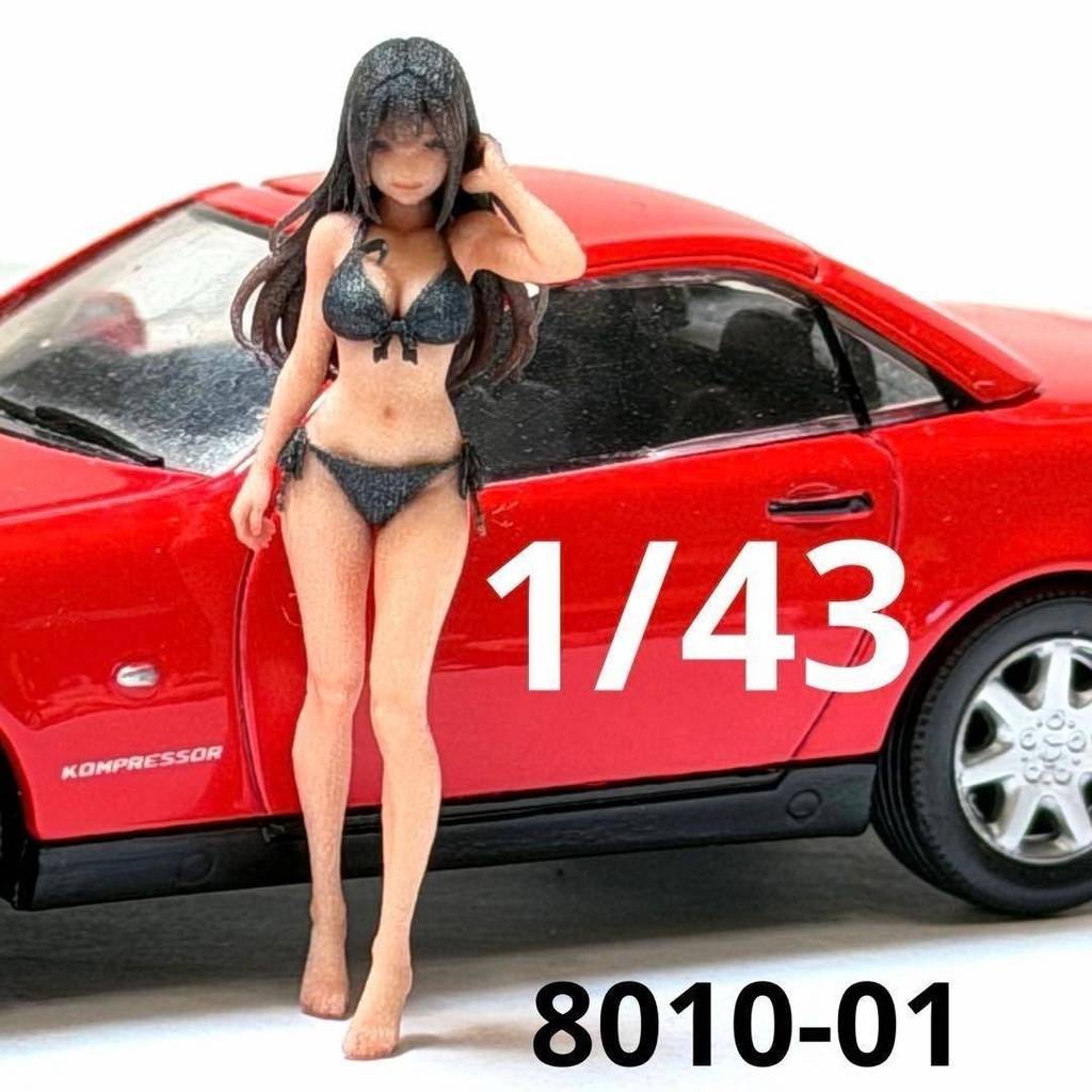 1/43 フィギュア 8010-01 ミニチュア ミニカーに　1/64より大　ミニチュアイメージ　リアルフィギュア