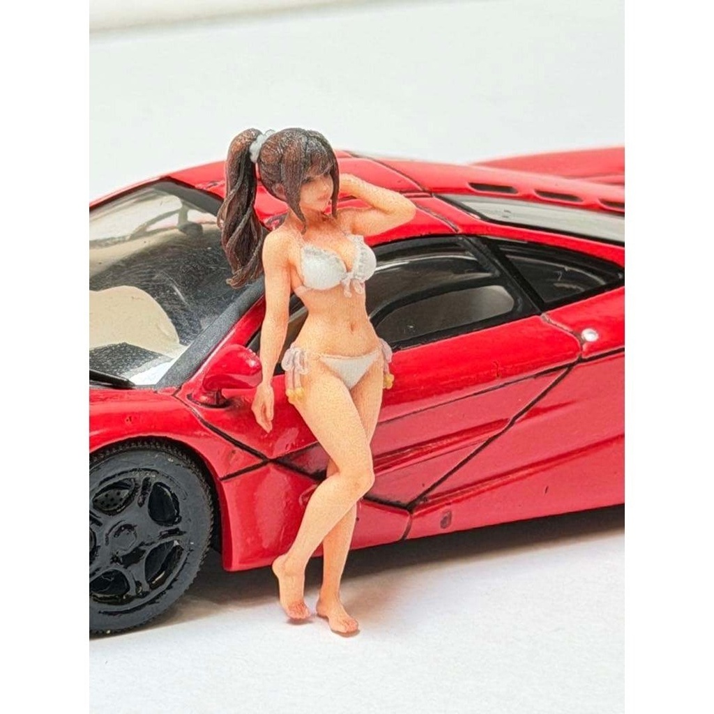 1/43 フィギュア 8001-04 ミニチュア ミニカーに 1/64より大 ミニチュアイメージ リアルフィギュア