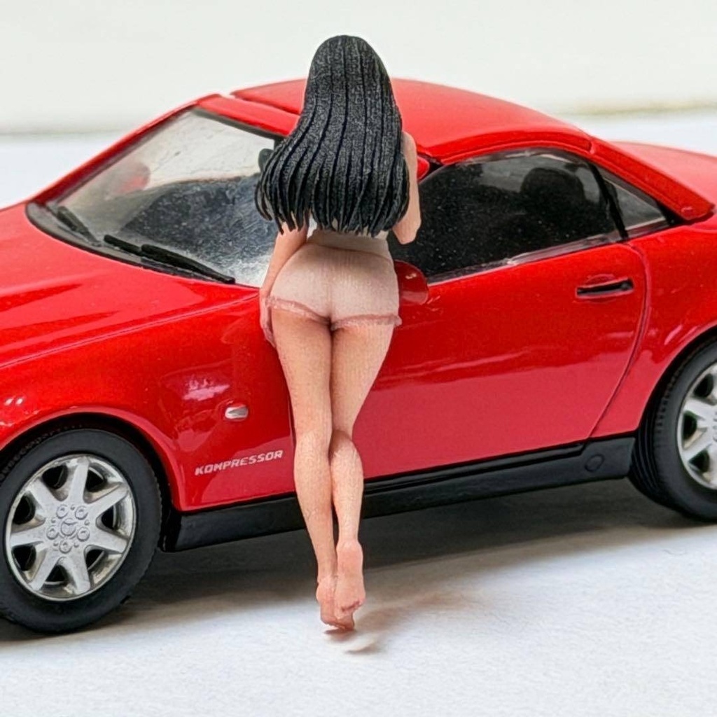 1/43 8009-10 フィギュア ミニカーに 1/64より大 ミニチュアイメージ リアルフィギュア 完成品