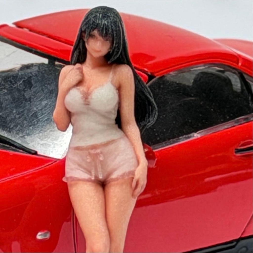 1/43 8009-10 フィギュア ミニカーに 1/64より大 ミニチュアイメージ リアルフィギュア 完成品