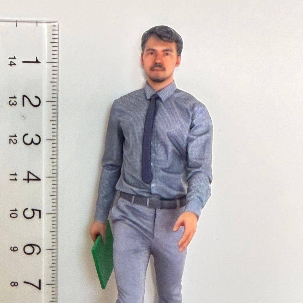 1/18 1367 男性 フィギュア リアルフィギュア ミニチュアイメージ 完成品 ミニカーに ドールハウスに ジオラマに 3Dフィギュア