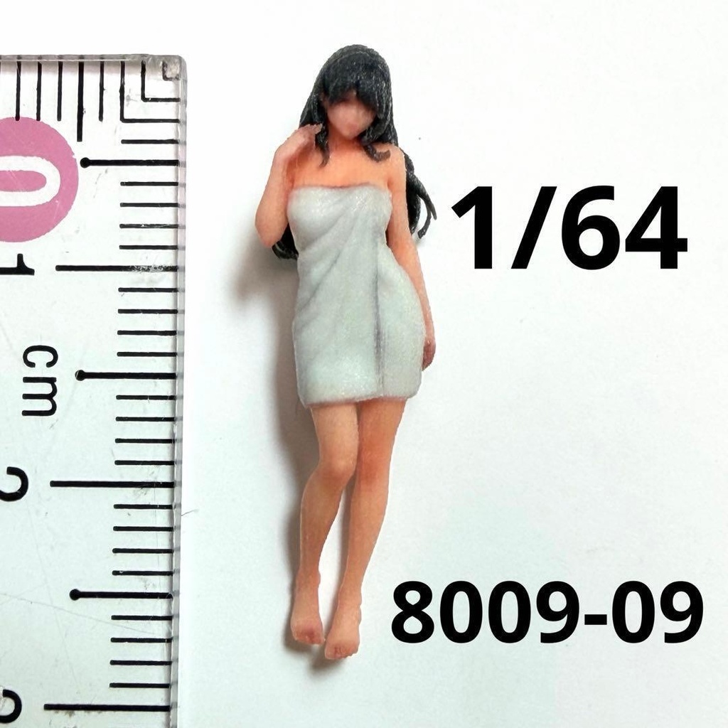 1/64 8009-09 フィギュア　完成品　リアルフィギュア　ミニカーに　トミカに　ミニチュアイメージ　３Dフィギュア