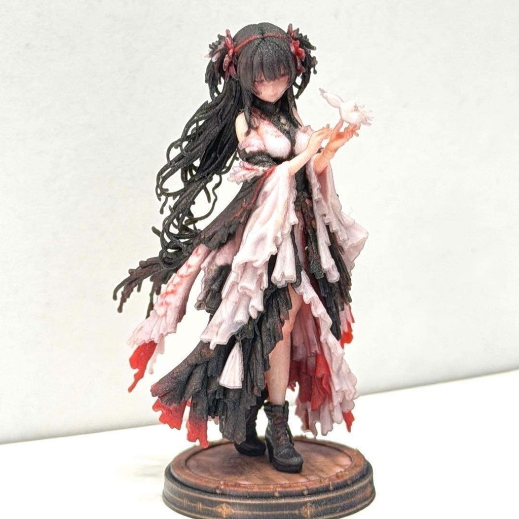 1/32 異世界の女の子 鳩 フィギュア リアルフィギュア 完成品 ミニチュアイメージ 3Dフィギュア