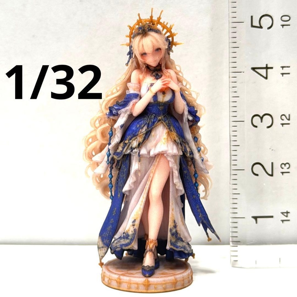 1/32 医誠会の女の子 フィギュア 完成品 リアルフィギュア ミニチュアイメージ ミニカーに ジオラマに
