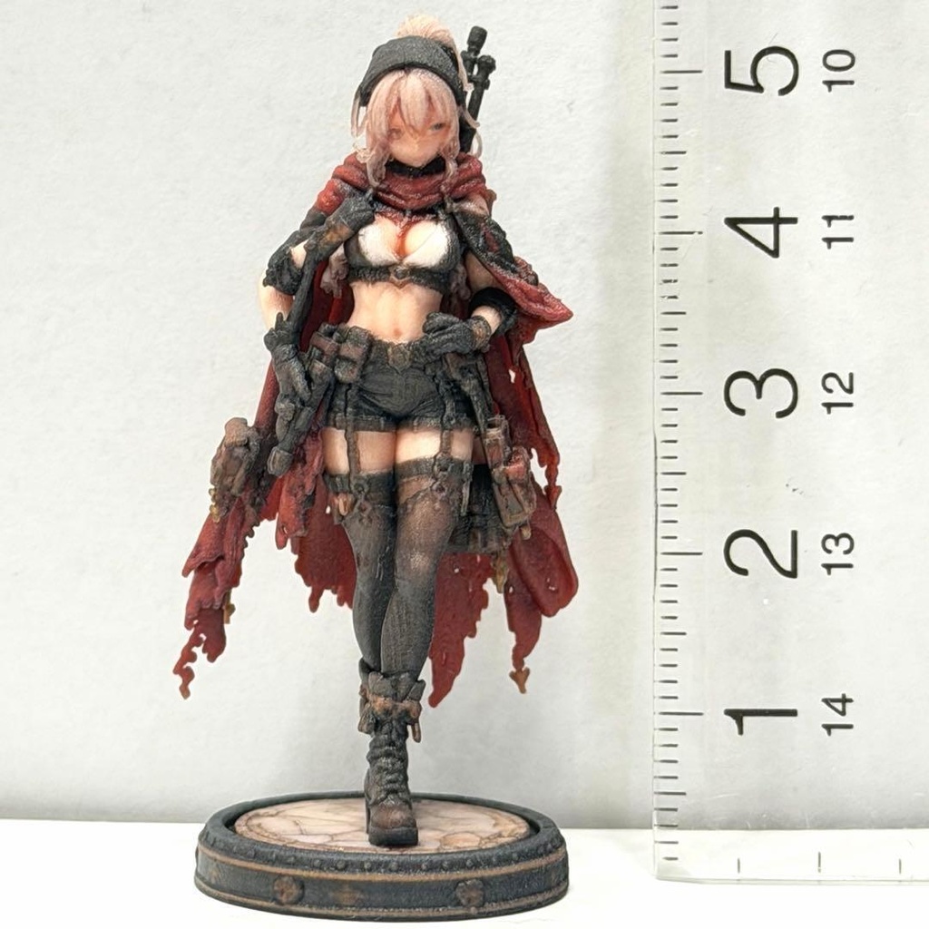 1/32 異世界の女の子 赤マント フィギュア 完成品 リアルフィギュア ミニチュアイメージ ミニチュア ミニカー ジオラマに