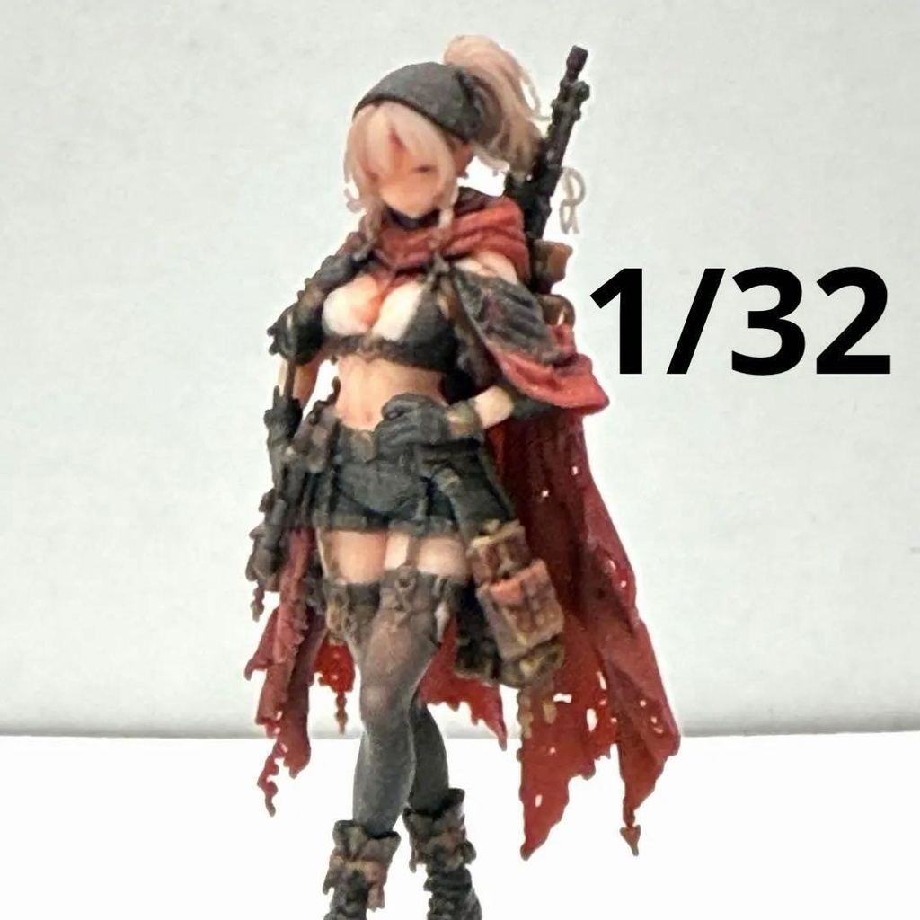 1/32 異世界の女の子 赤マント フィギュア 完成品 リアルフィギュア ミニチュアイメージ ミニチュア ミニカー ジオラマに