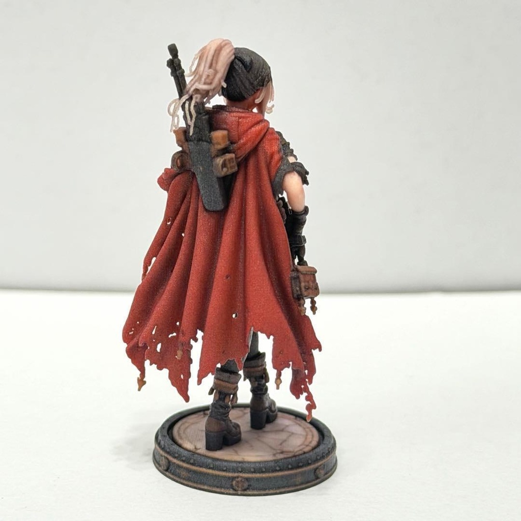 1/32 異世界の女の子 赤マント フィギュア 完成品 リアルフィギュア ミニチュアイメージ ミニチュア ミニカー ジオラマに