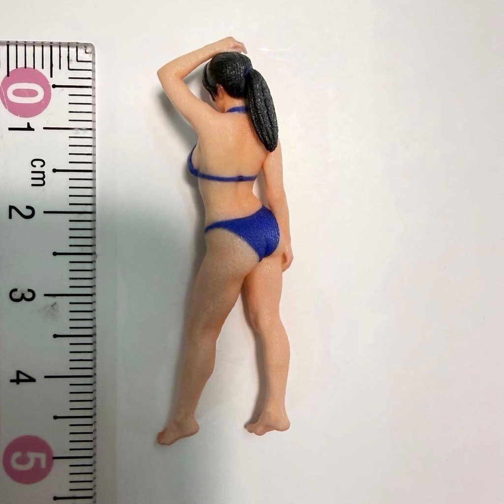 1/35 フィギュア 水着 青 リアルフィギュア 完成品 ミニチュア ミニチュアイメージ