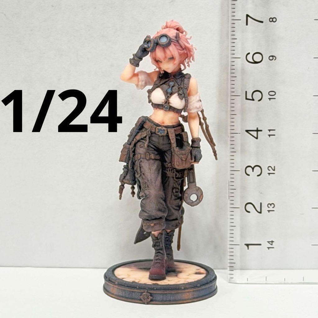 1/24 フィギュア　異世界の女の子　完成品　ミニチュア　リアルフィギュア　ミニチュアイメージ　３Dフィギュア