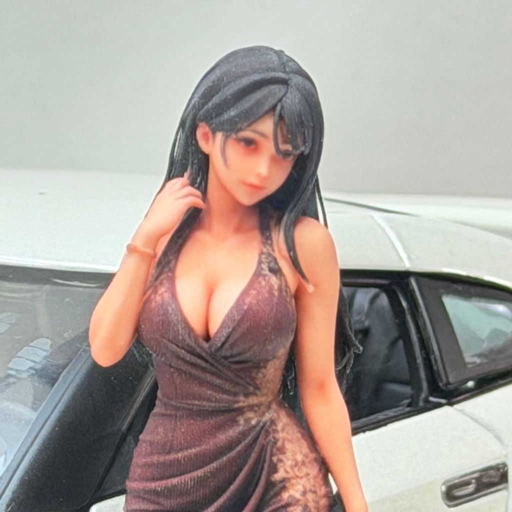 1/18 8009-05 フィギュア リアルフィギュア キャバ嬢 ミニカーに 完成品 ドールハウスに ミニチュア ミニチュアイメージ 3Dフィギュア