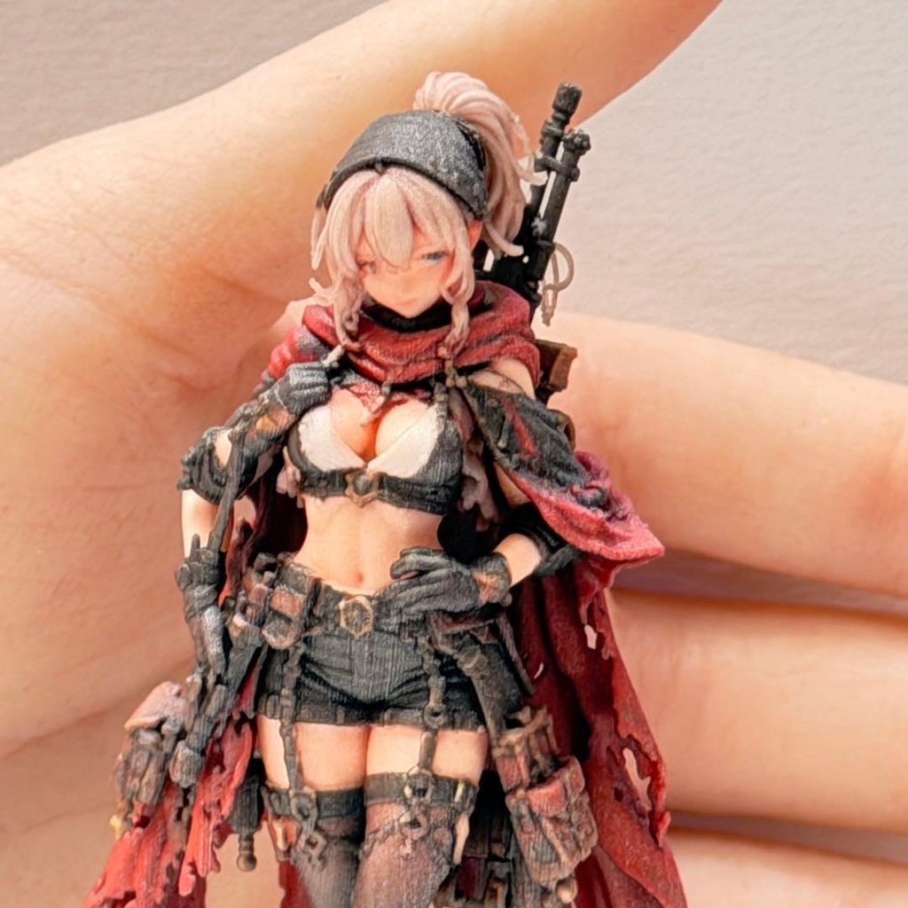 1/18 フィギュア 異世界の女の子 赤マント 完成品 リアルフィギュア ミニチュアイメージ 3Dフィギュア