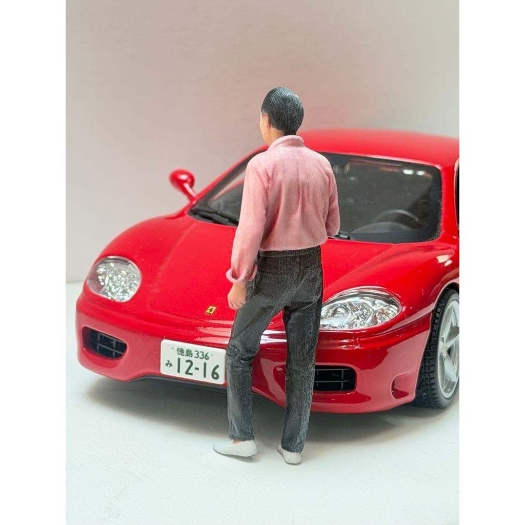 1/24 おじいさん フィギュア リアルフィギュア ミニチュアイメージ 完成品 3Dフィギュア ミニカーに ドールハウスに