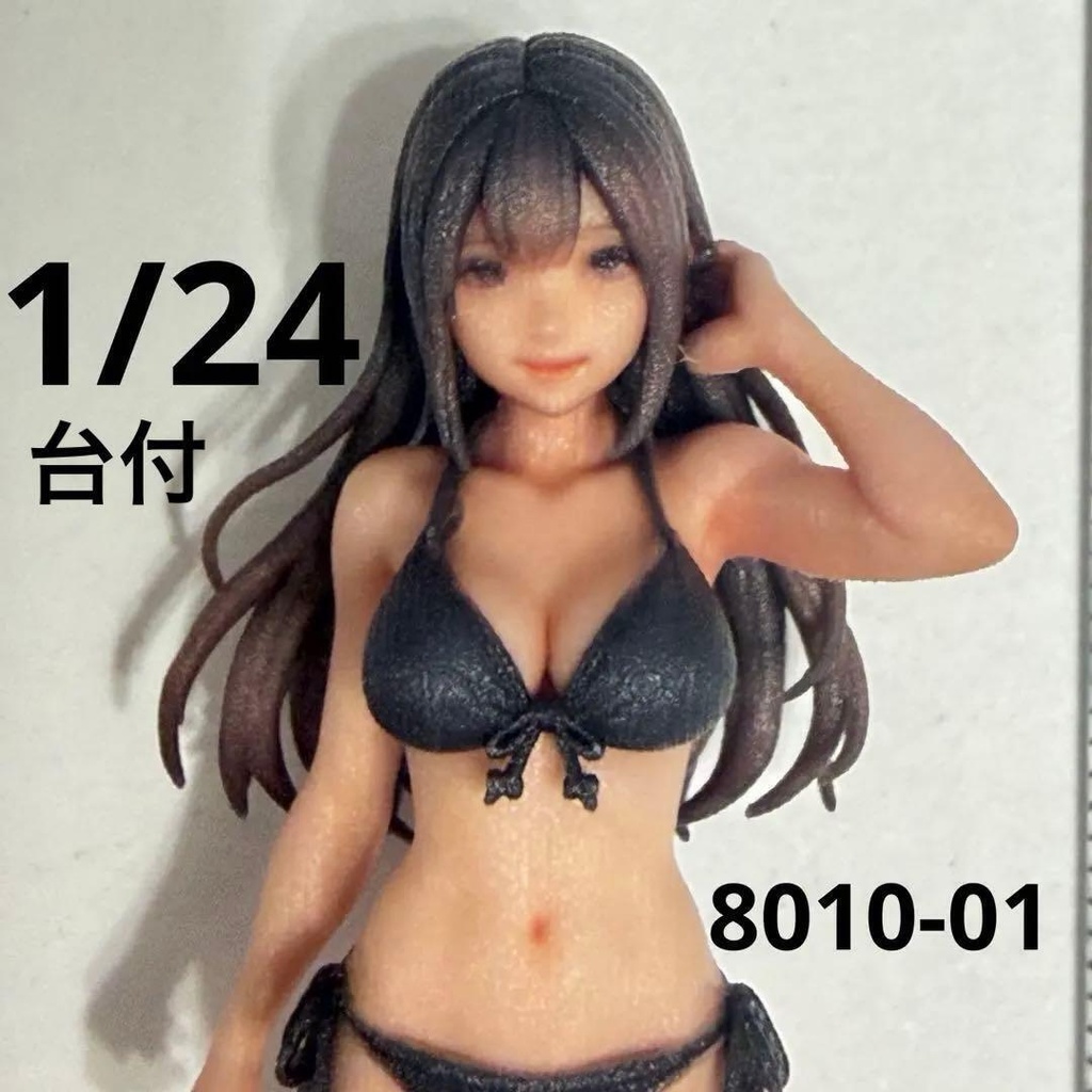 1/24 8010-01 フィギュア 水着 完成品 ミニカーに リアルフィギュア 完成品 3Dフィギュア ミニチュアイメージ