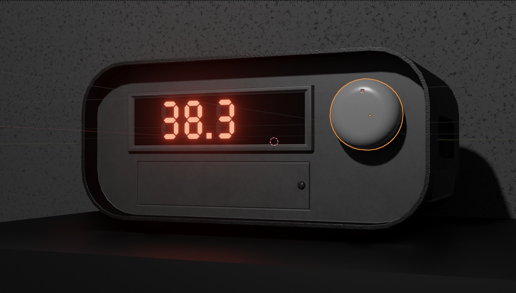 無料DL可【シェーダー】blender用 7segシェーダー