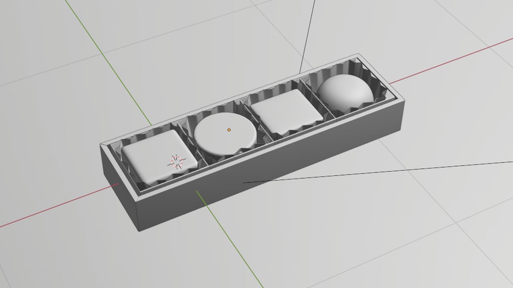 無料DL可【マテリアル】blender用義理チョコマテリアル
