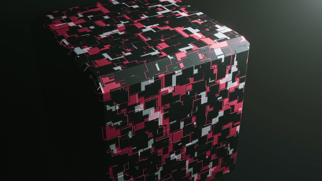 無料DL可【シェーダー】blender用サイバーっぽいシェーダー