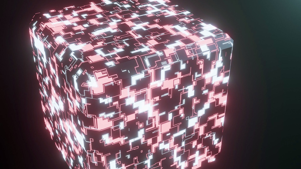 無料DL可【シェーダー】blender用サイバーっぽいシェーダー