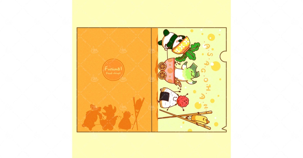 「あさごはん行進曲」A4クリアファイル