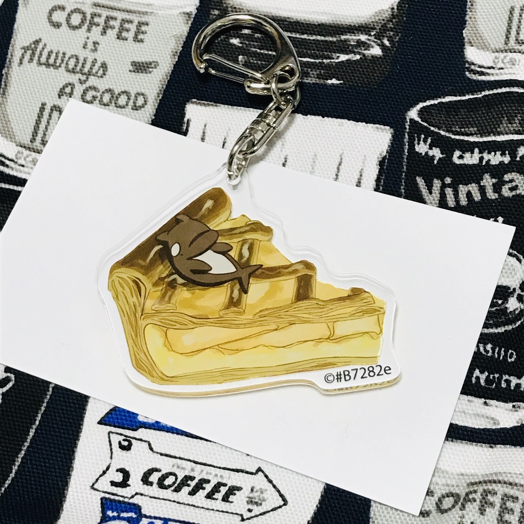 にゃちとべるうさ　アクリルキーホルダー