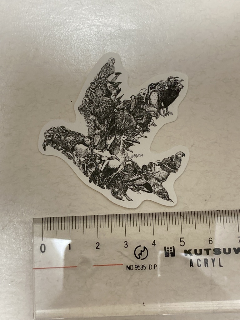 ペン画ステッカー