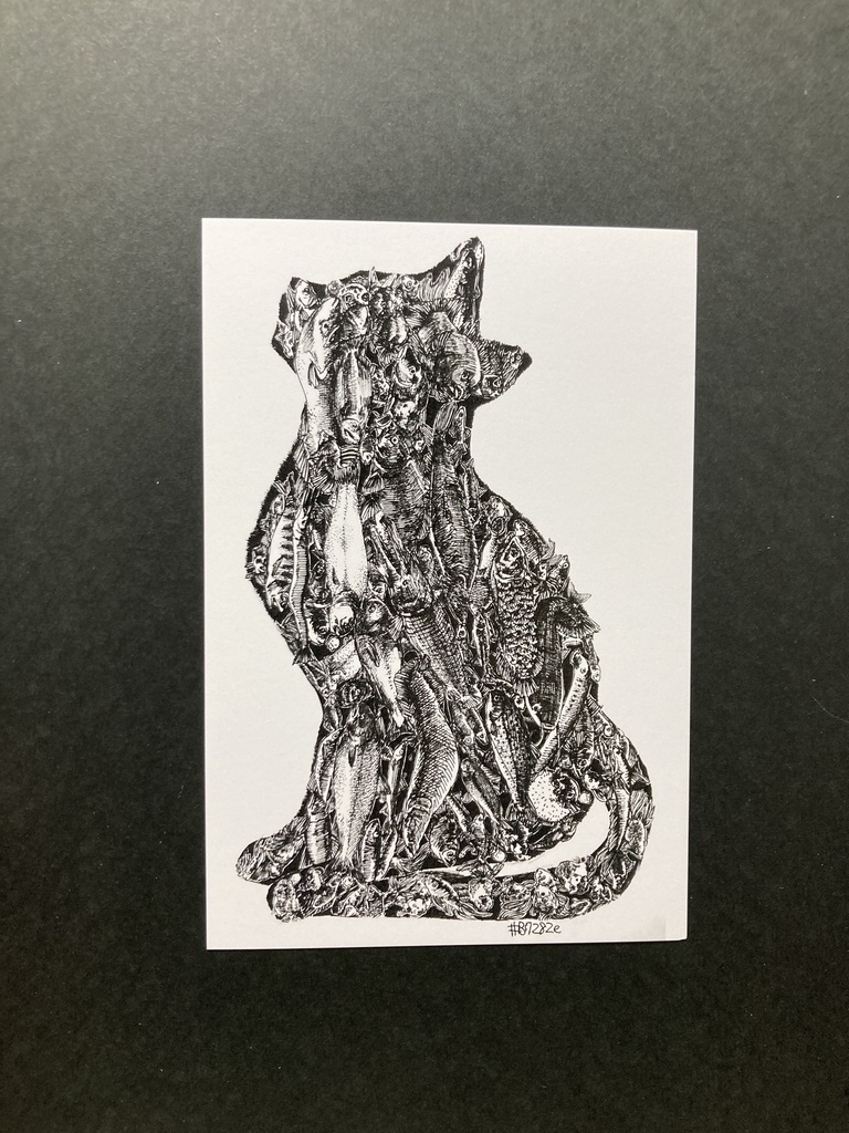 ペン画 ポストカード