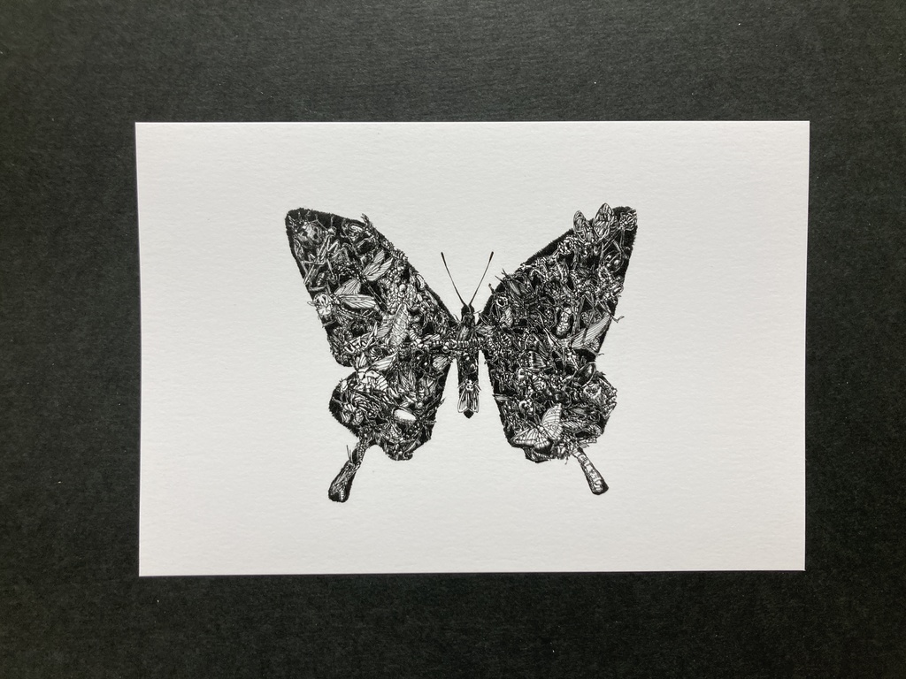 ペン画 ポストカード