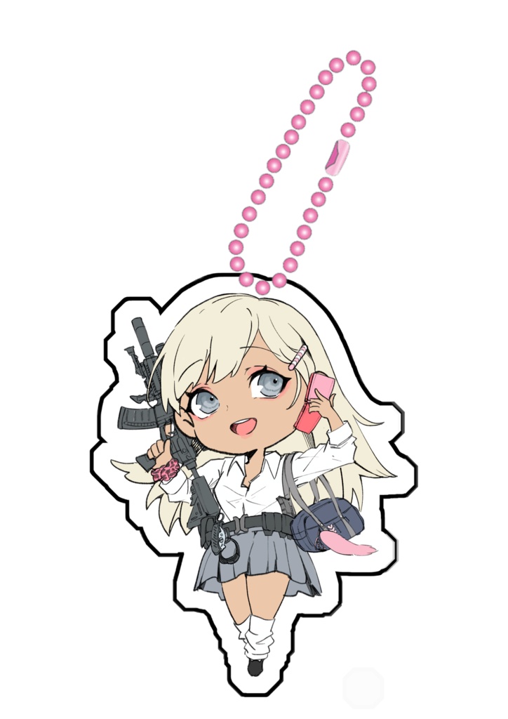 アクリルキーホルダー（ギャルちゃん）
