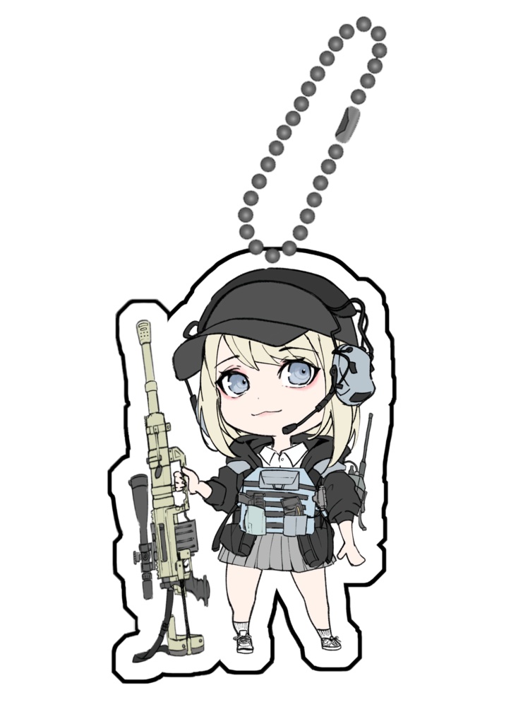 アクリルキーホルダー（スナイパーちゃん）