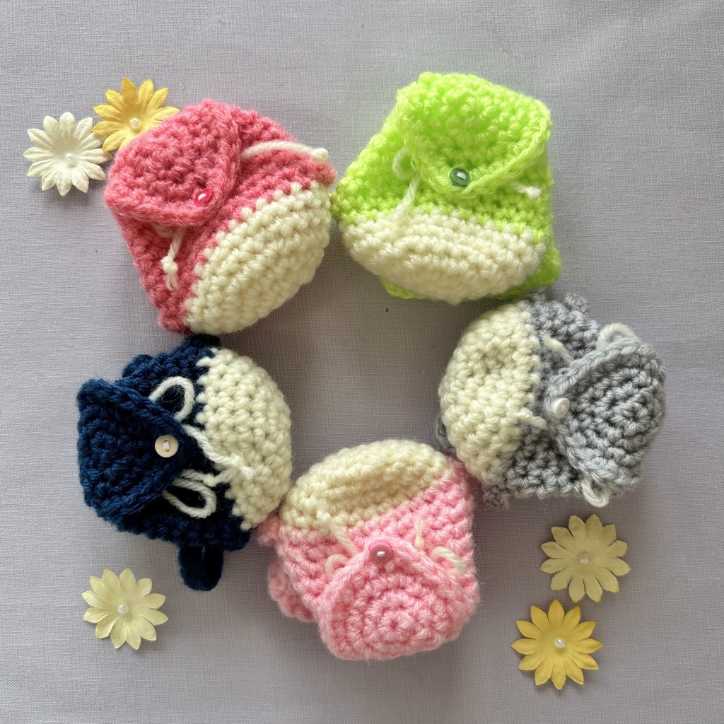 ぬいぐるみ用　ミニリュック(5色)