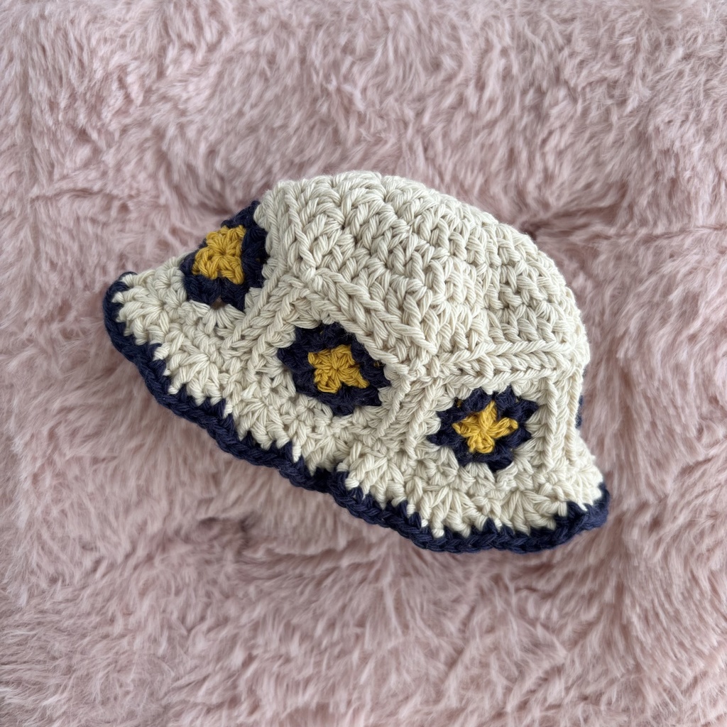 ぬい用　フラワーハット(Sサイズ)