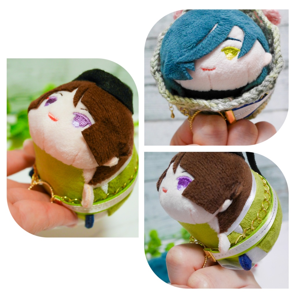 もちマスが自立する&手の甲に簡単に乗るリボンハーネス(リングつき)