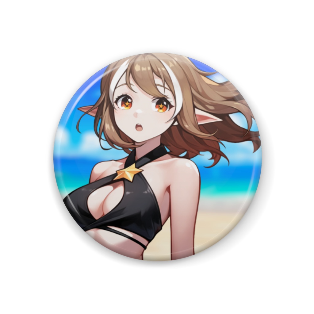 【DID SUMMER 2024/常設販売】夏目めぐ サマーイラスト缶バッジ