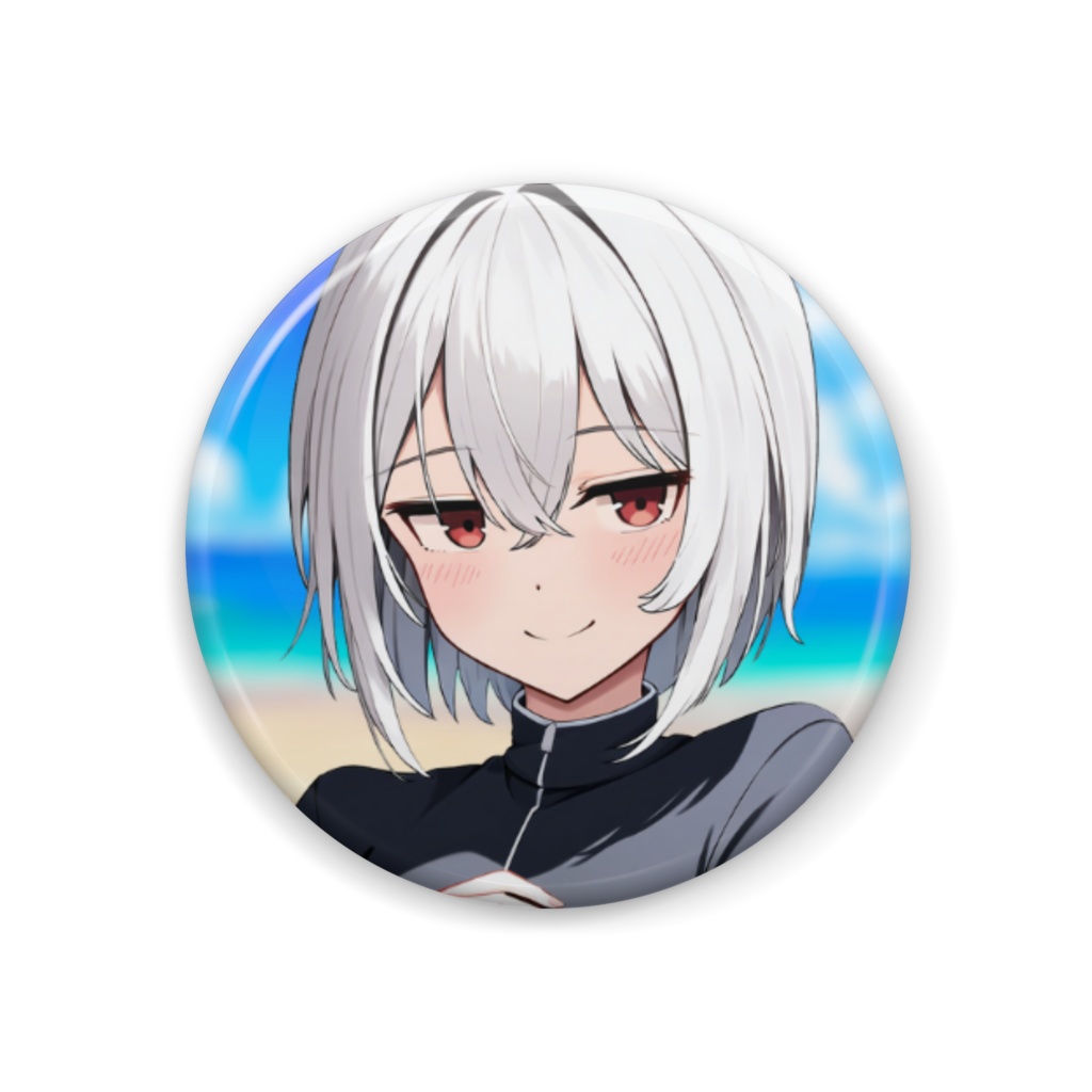 【DID SUMMER 2024/常設販売】鳴瀬碧衣 サマーイラスト缶バッジ