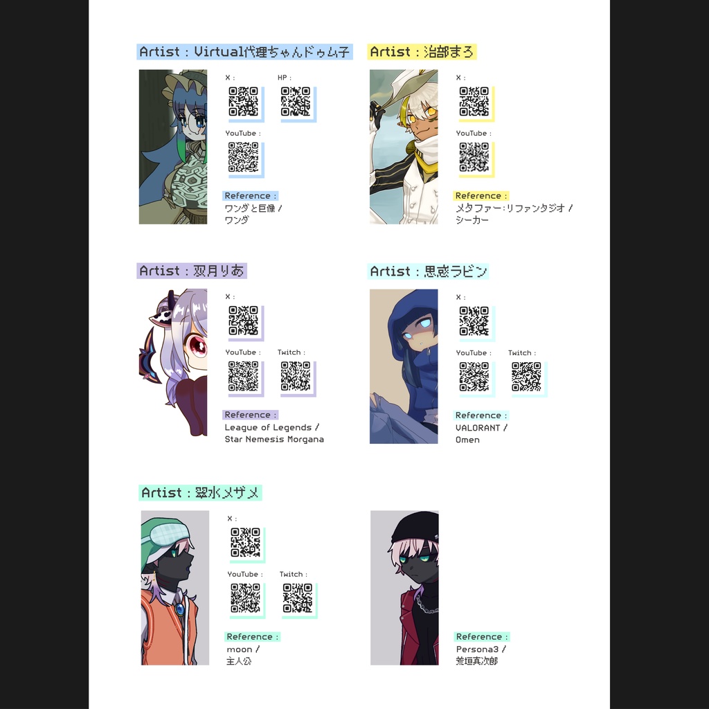 somethig about us. / VTuber x LOOKBOOK