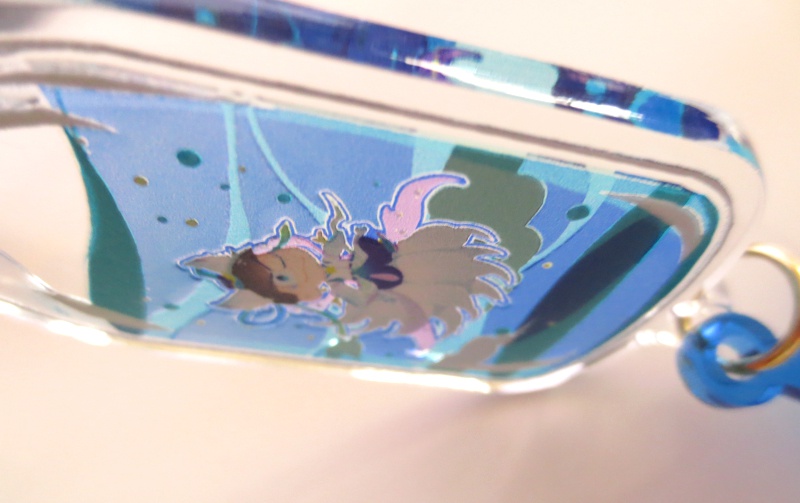 ◆夏っぽい松✕ラムネ瓶◆アクリルキーホルダー