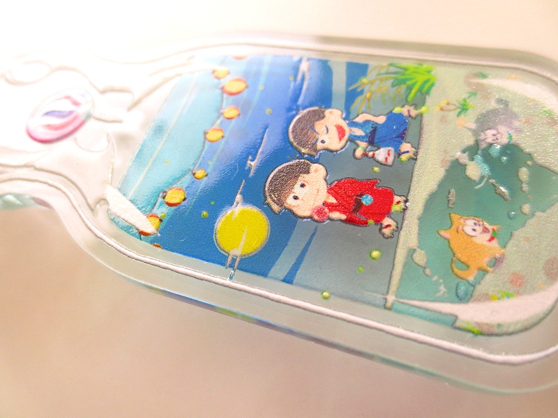 ◆夏っぽい松✕ラムネ瓶◆アクリルキーホルダー