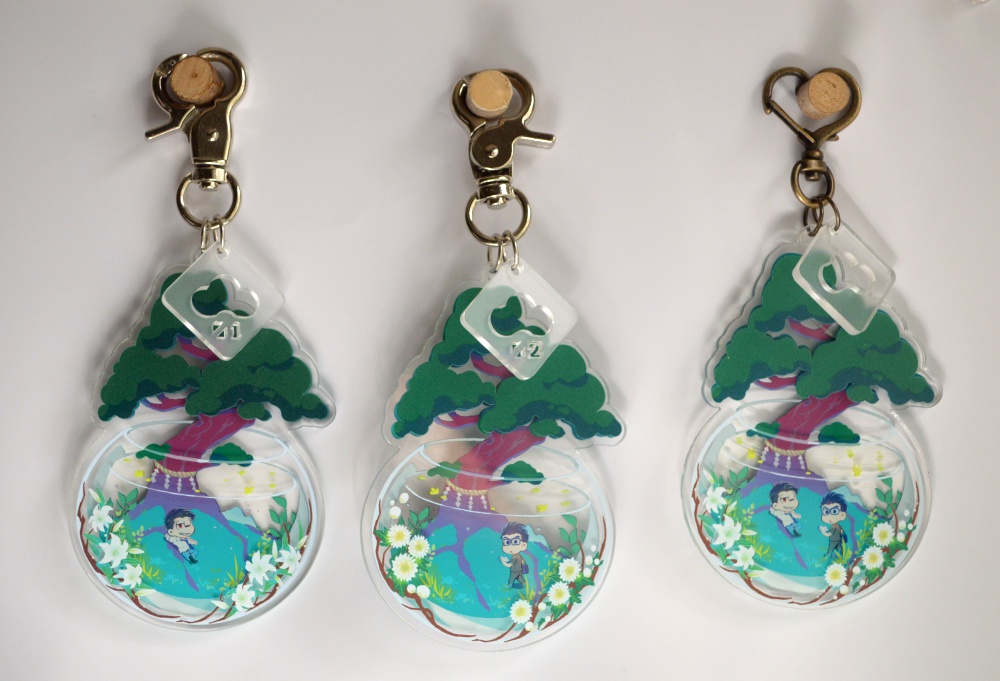 ◆伝奇松✕ビオトープ◆アクリルキーホルダー