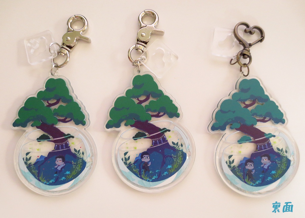 ◆伝奇松✕ビオトープ◆アクリルキーホルダー