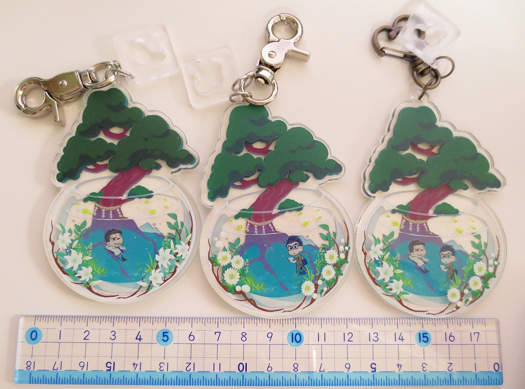◆伝奇松✕ビオトープ◆アクリルキーホルダー