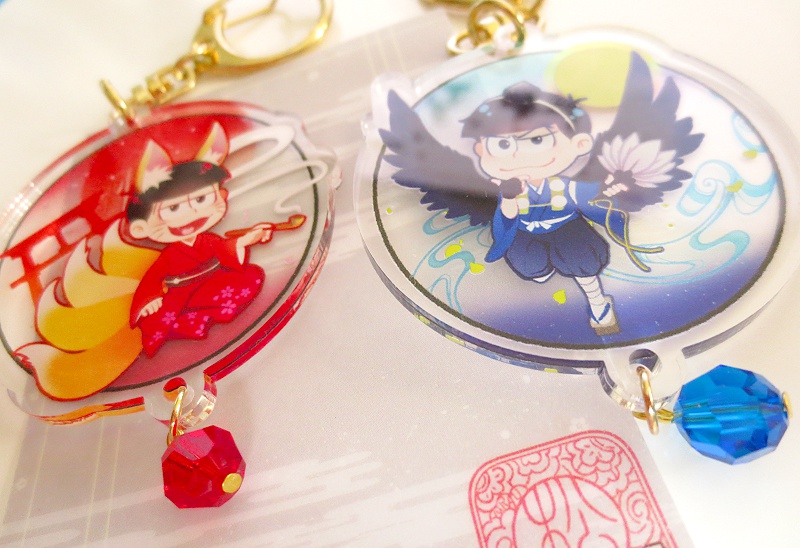 ◆ファンブック妖怪松✕丸窓提灯◆アクリルキーホルダー