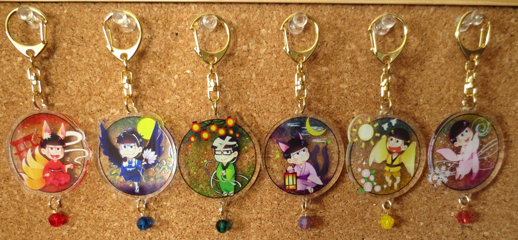 ◆ファンブック妖怪松✕丸窓提灯◆アクリルキーホルダー