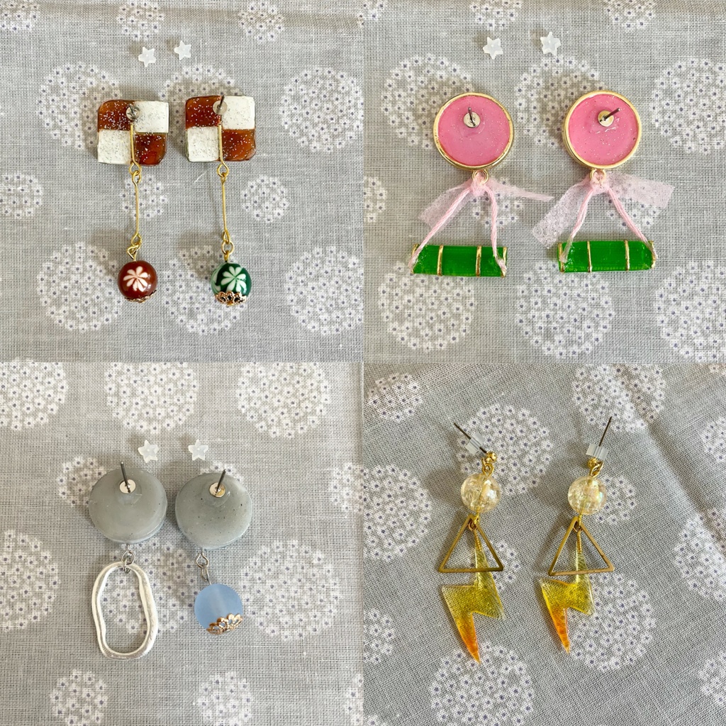 ☽* 鬼滅の刃 かまぼこ隊耳飾り ☽*