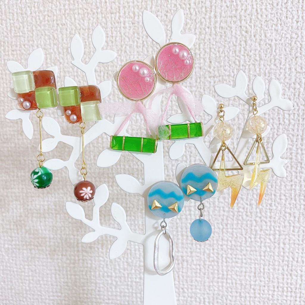 ☽* 鬼滅の刃 かまぼこ隊耳飾り ☽*
