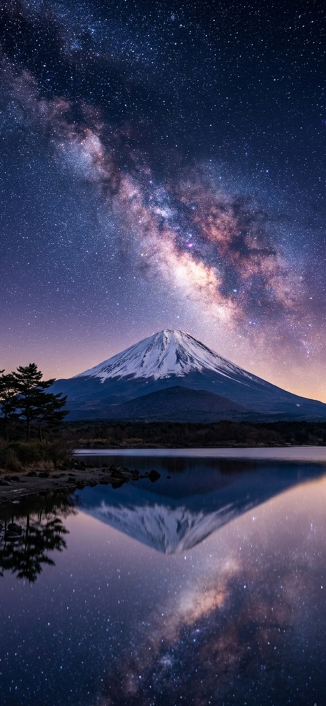 【AI壁紙】神秘の自然シリーズ 全5枚セット MYSTICAL NATURE WALLPAPER SET - 5designs