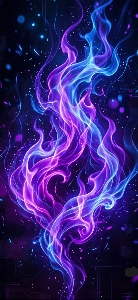 【AI壁紙】抽象ネオンシリーズ 全5枚セット ABSTRACT NEON WALLPAPER SET - 5designs