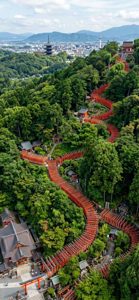 【AI壁紙】絶景空撮・日本編 全5枚セット JAPAN AERIAL VIEW WALLPAPER SET