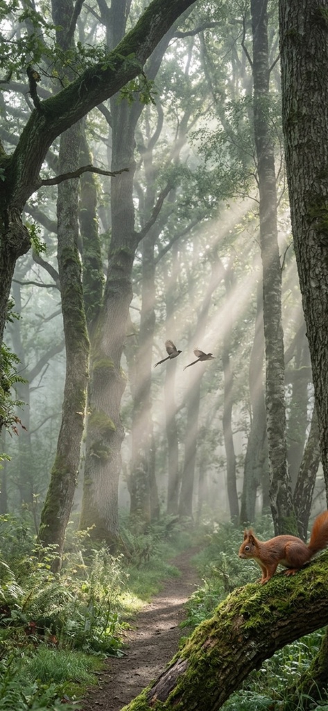 【AI壁紙】神秘の自然シリーズ② 全5枚セット MYSTICAL NATURE WALLPAPER SET - 5designs