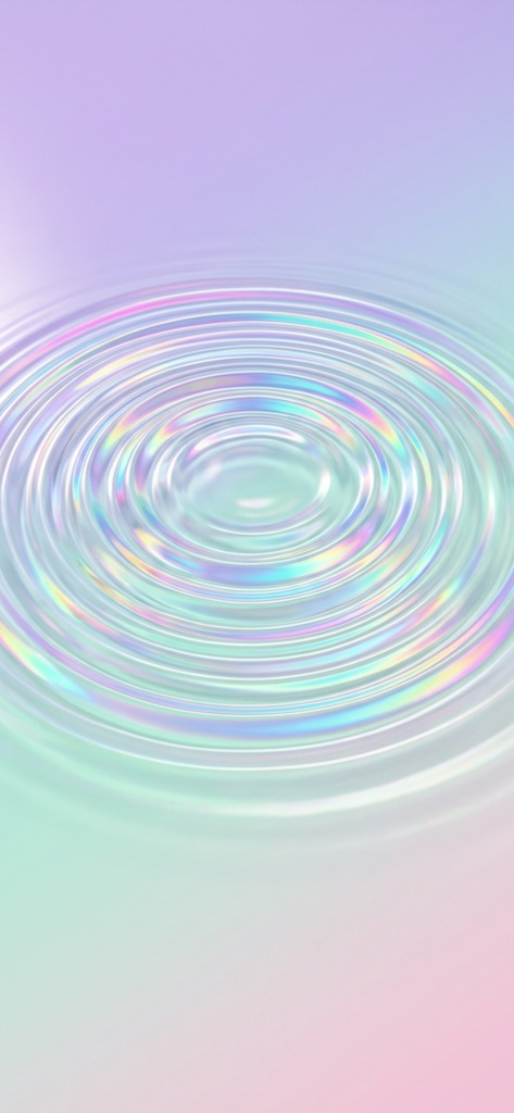 【スマホ壁紙】虹色ホログラフィック 全5種セット|AI生成 高画質 縦長壁紙 Rainbow Holographic Set of 5