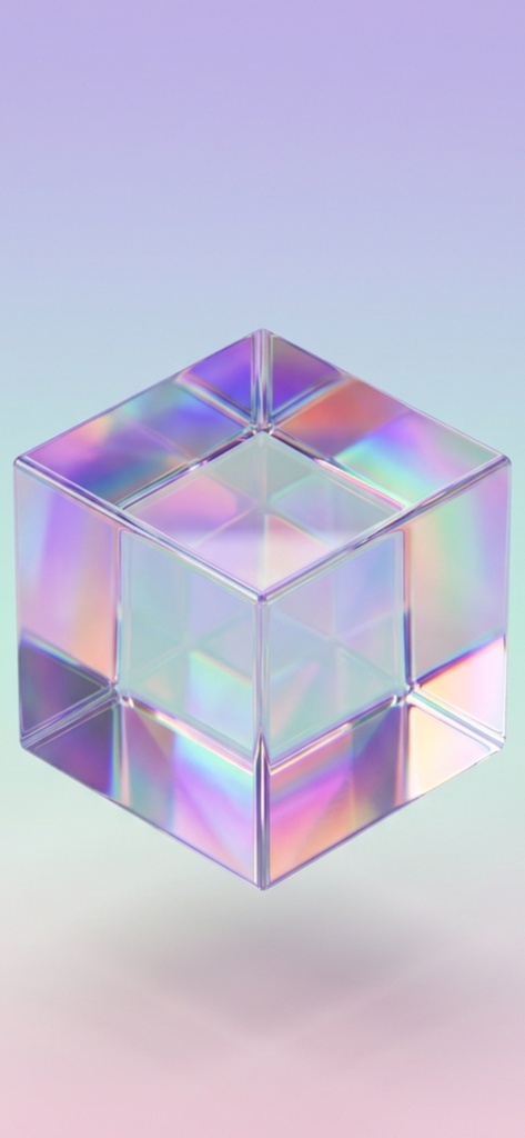 【スマホ壁紙】虹色ホログラフィック 全5種セット|AI生成 高画質 縦長壁紙 Rainbow Holographic Set of 5