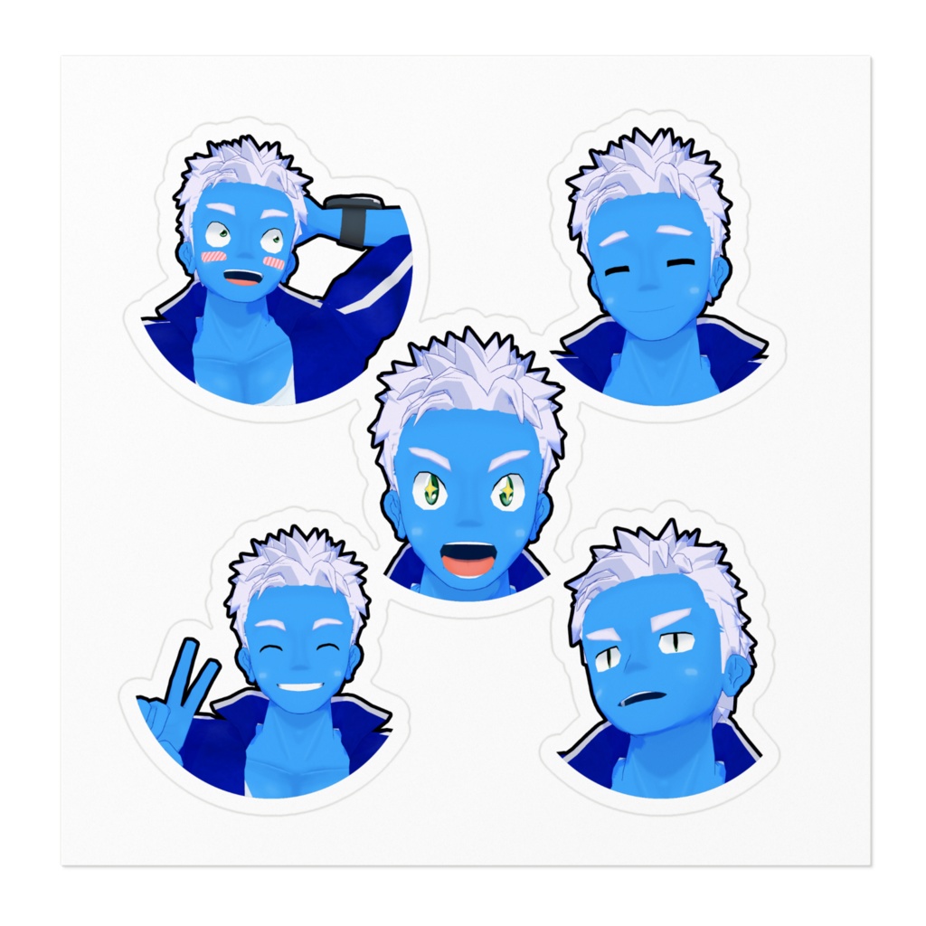 コバブルのステッカーB